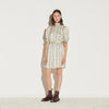 Vestido camisero corto estampado Shirel