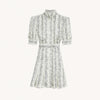 Vestido camisero corto estampado Shirel