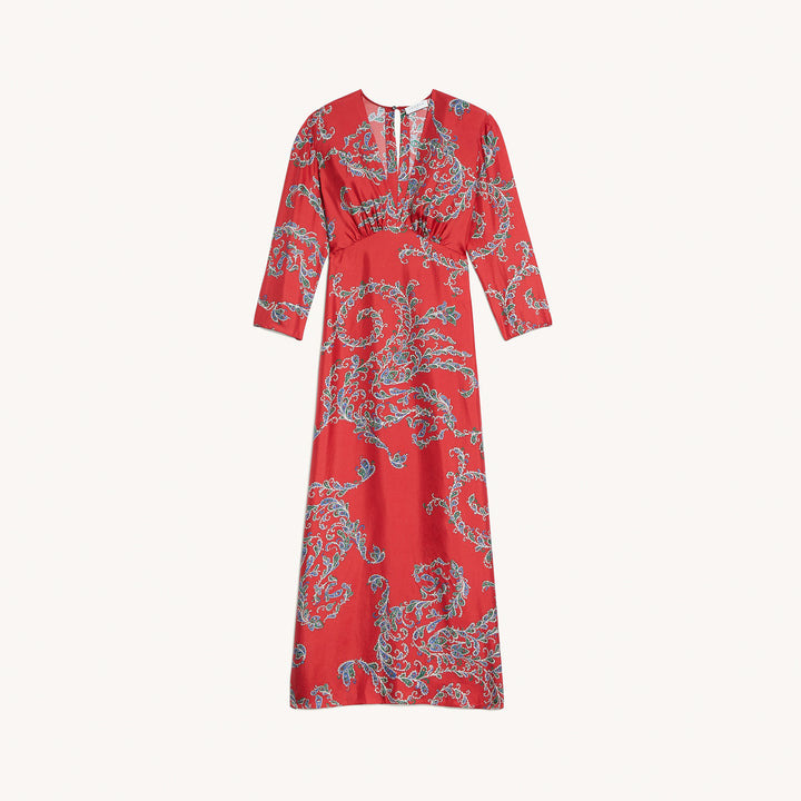Vestido midi estampado Talina