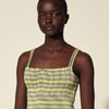 Vestido de punto con smocking