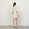 Vestido con cuello marinero de tweed