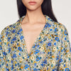 Vestido corto con estampado Blossom