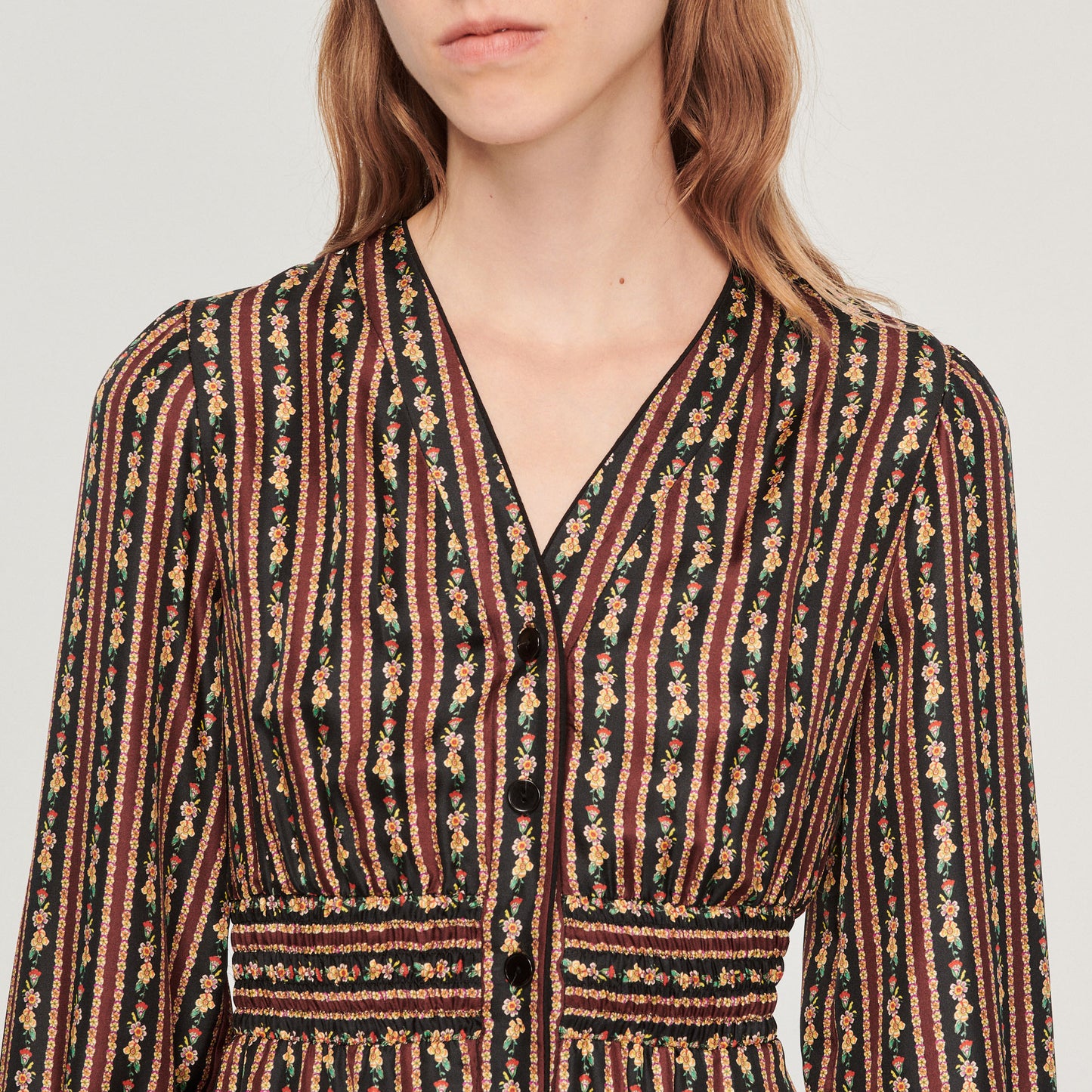 Vestido corto estampado