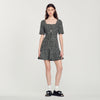 Vestido corto de tweed