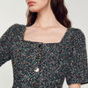 Vestido corto de tweed
