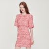Vestido de tweed