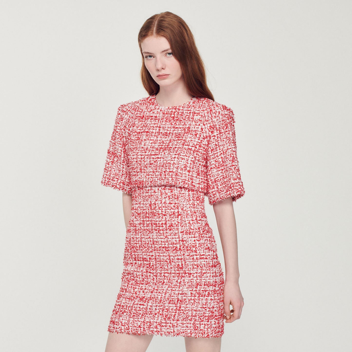 Vestido de tweed