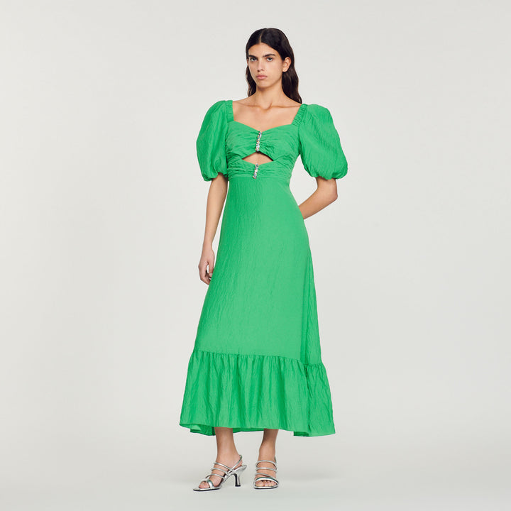 Vestido largo tejido