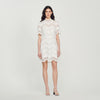 Vestido corto de guipur