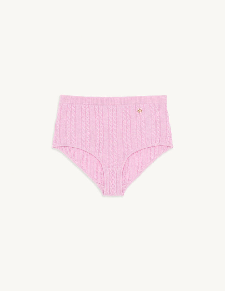 Short de punto trenzado