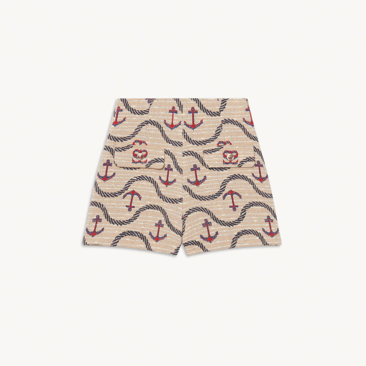 Short de jacquard fantasía