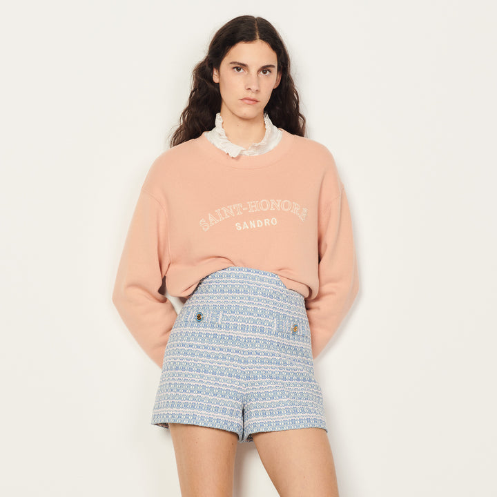 Short de tweed