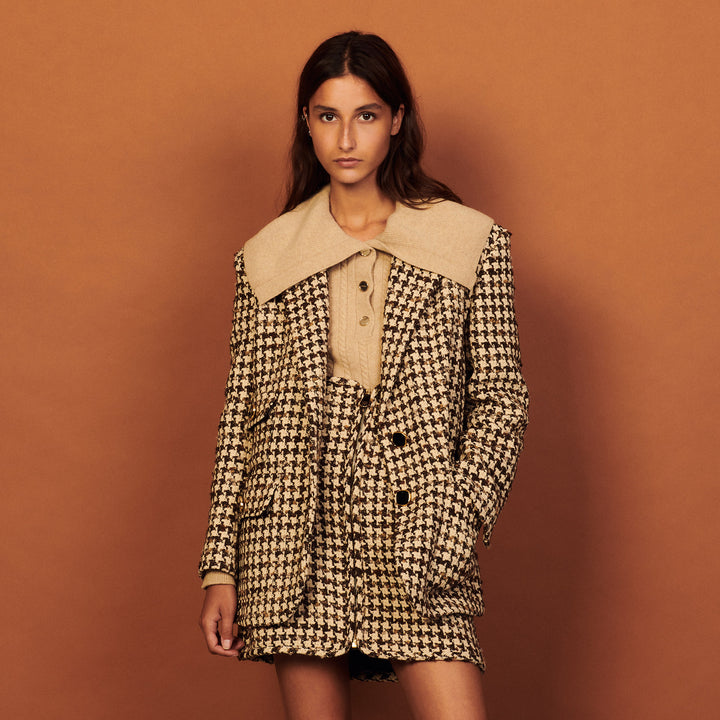 Sandro | Chaqueta de sastre con pata de gallo