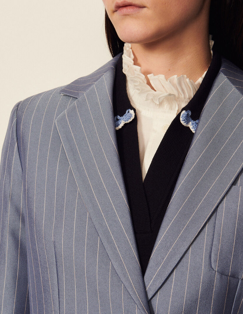 Chaqueta de sastre de rayas