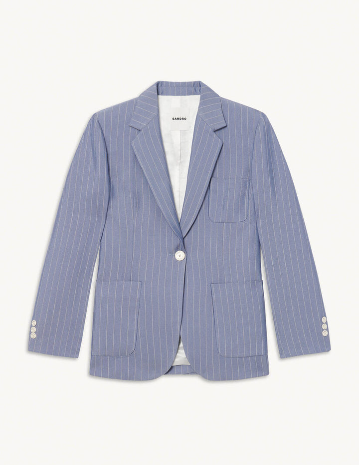 Chaqueta de sastre de rayas