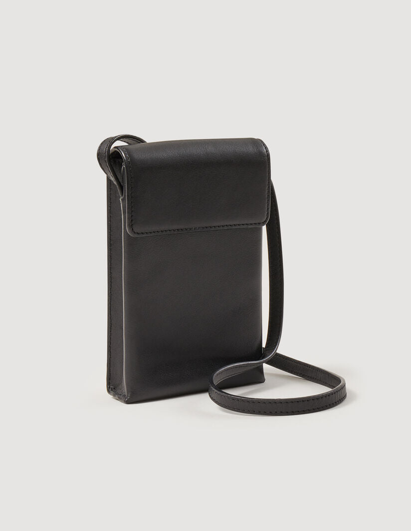 Pochette de piel lisa