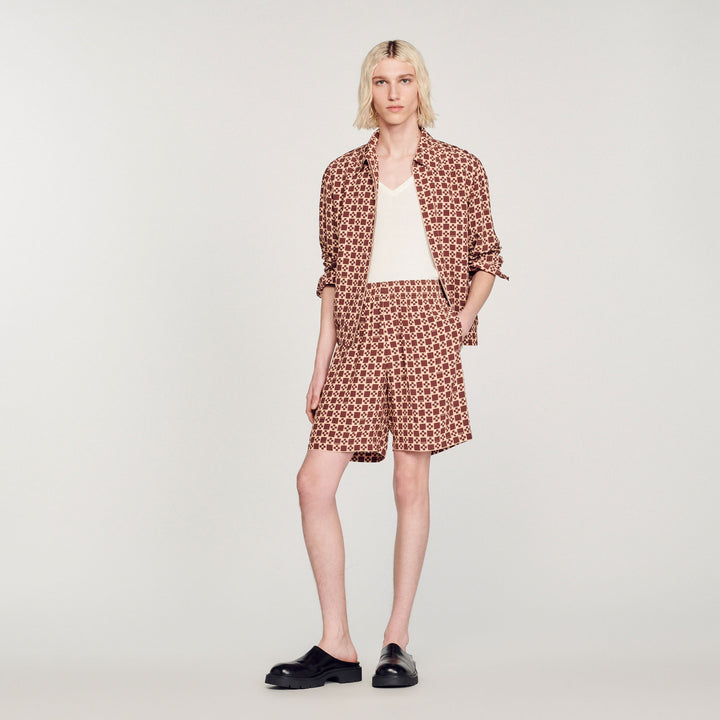 Short estampado