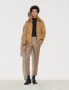 Cazadora aviador con cuello de cordero Aviator Wool