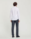Camisa con tapeta de popelina Hidden