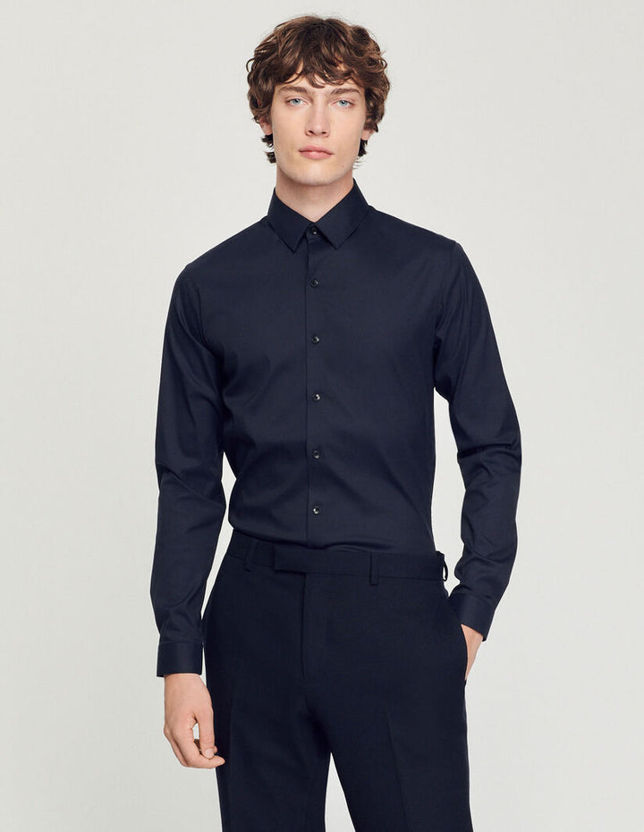 Camisa de algodón stretch