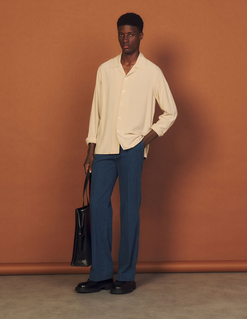 Camisa fluida de viscosa