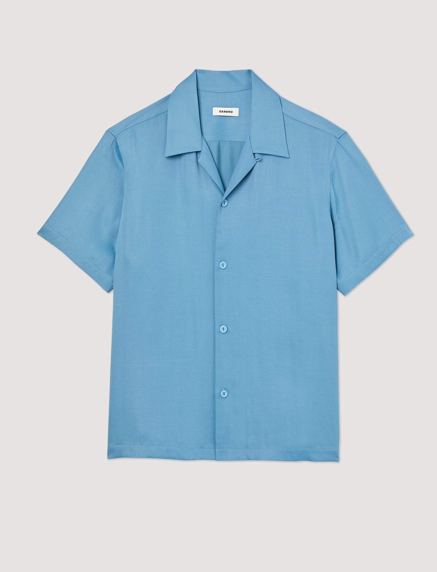 Camisa fluida de cuello