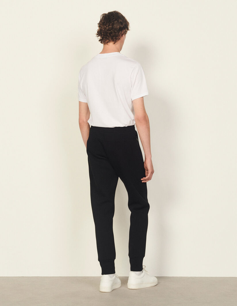 Pantalones rectos con cordón