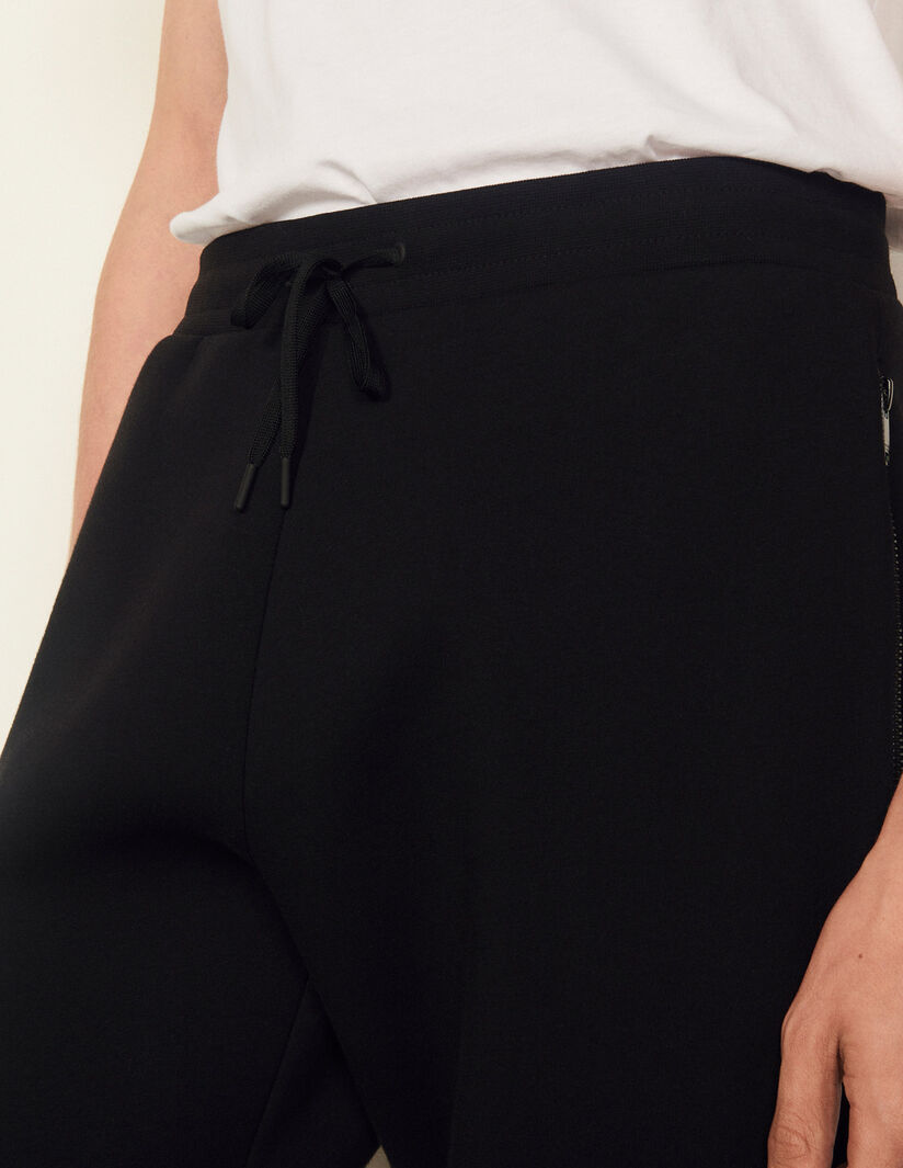 Pantalones rectos con cordón