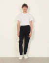 Pantalones rectos con cordón