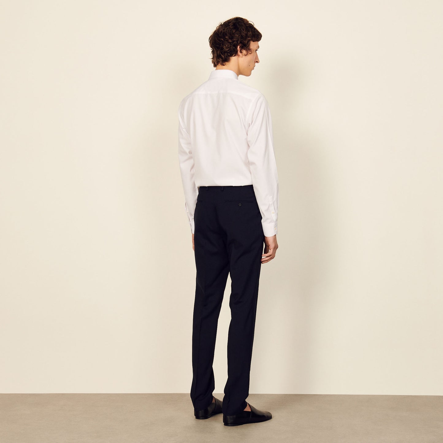 Pantalón de traje clásico de lana