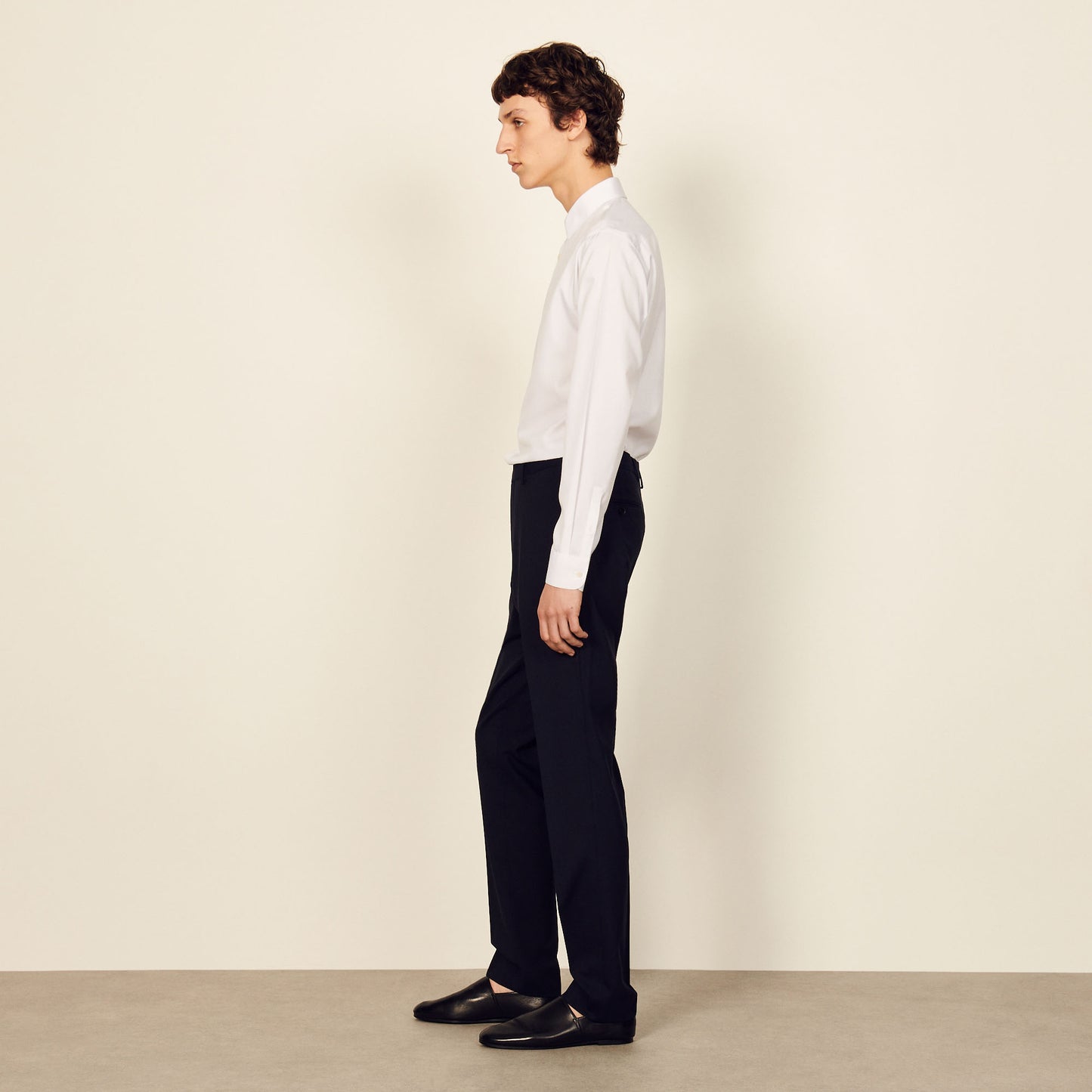 Pantalón de traje clásico de lana