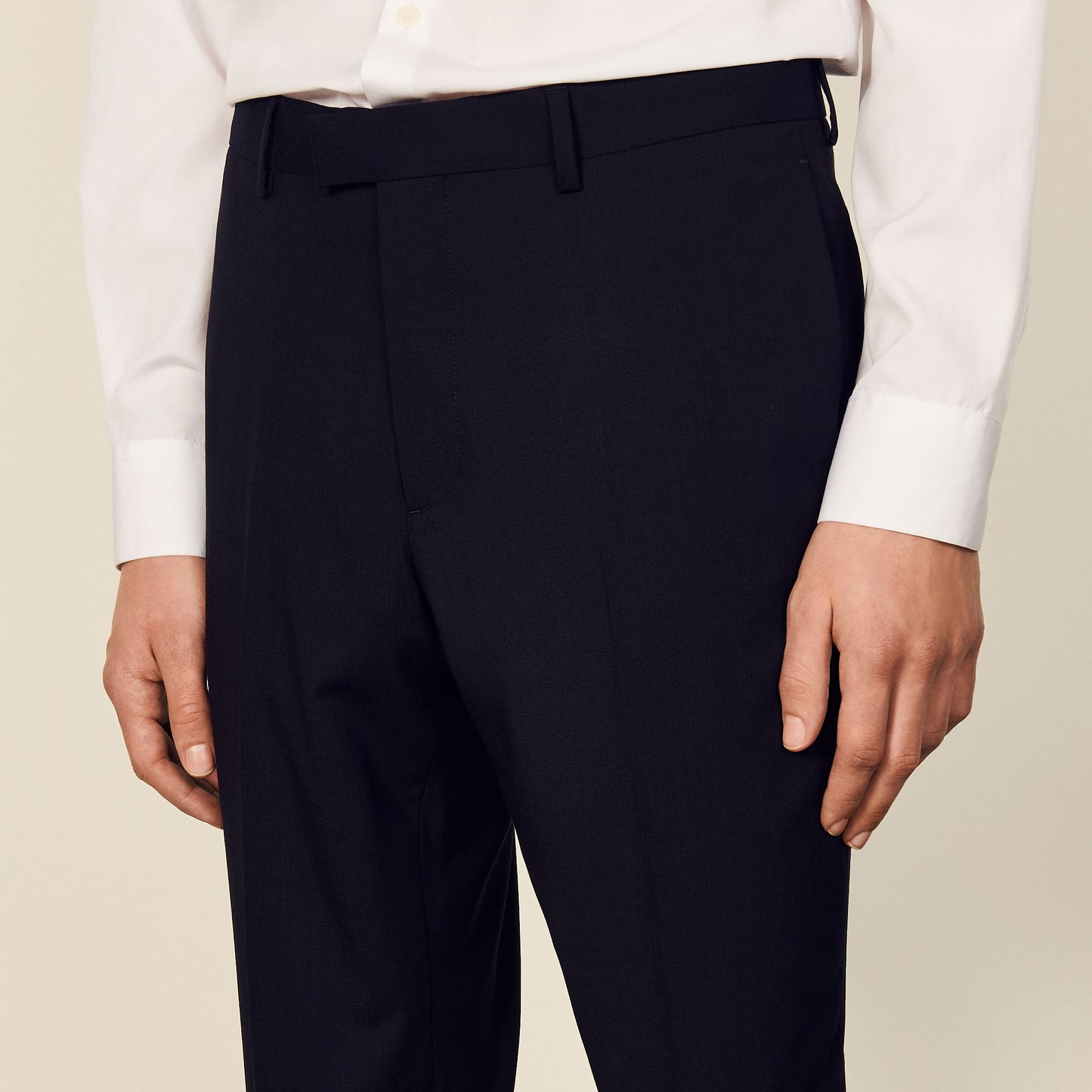 Pantalón de traje clásico de lana
