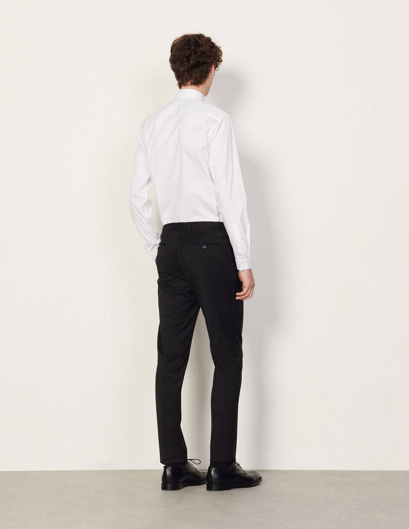 Pantalón de traje de lana