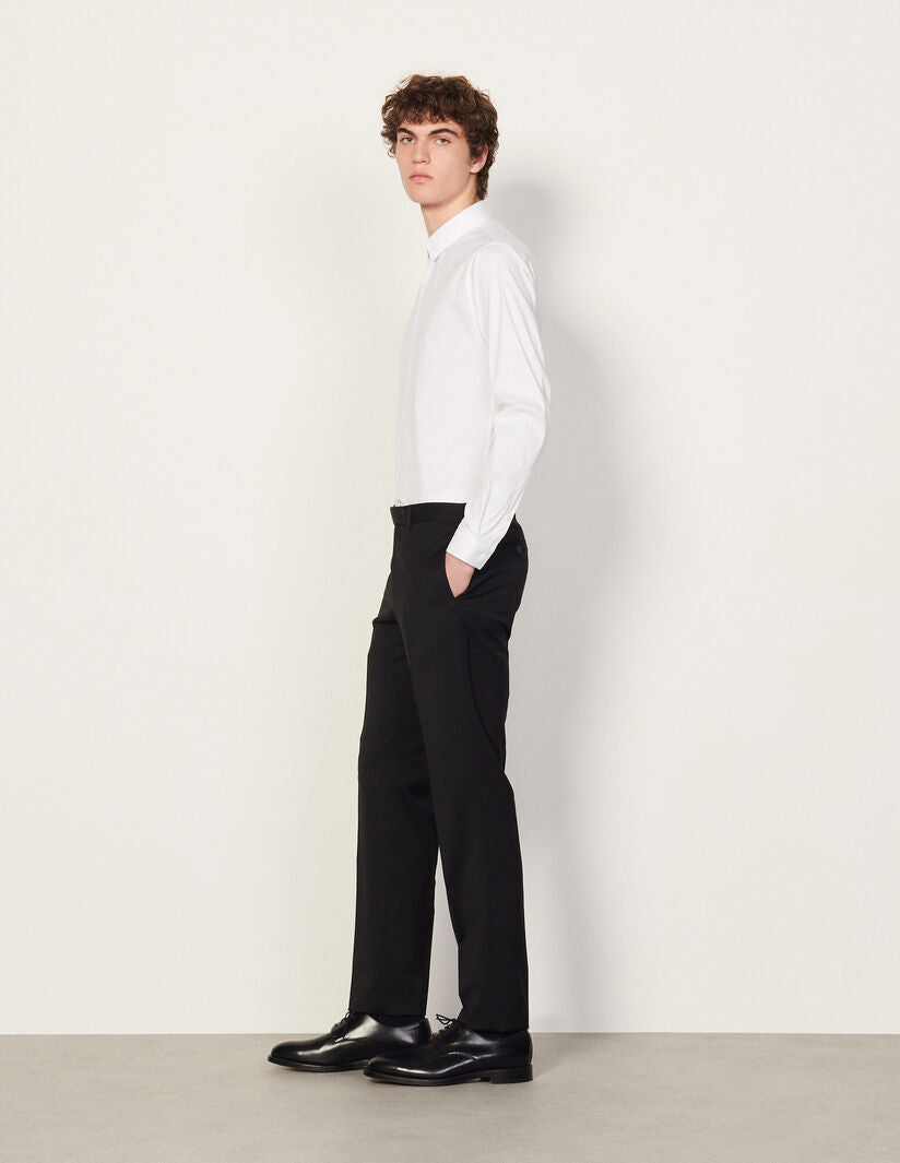 Pantalón de traje de lana