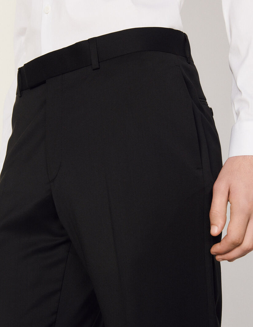 Pantalón de traje de lana