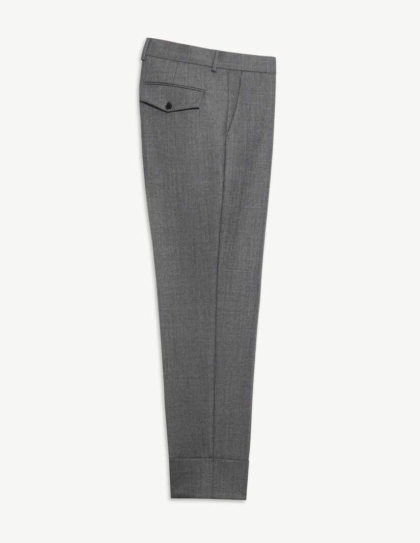 Pantalón de traje de lana virgen