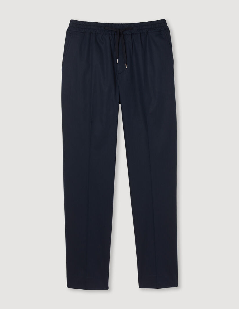 Pantalón recto elástico