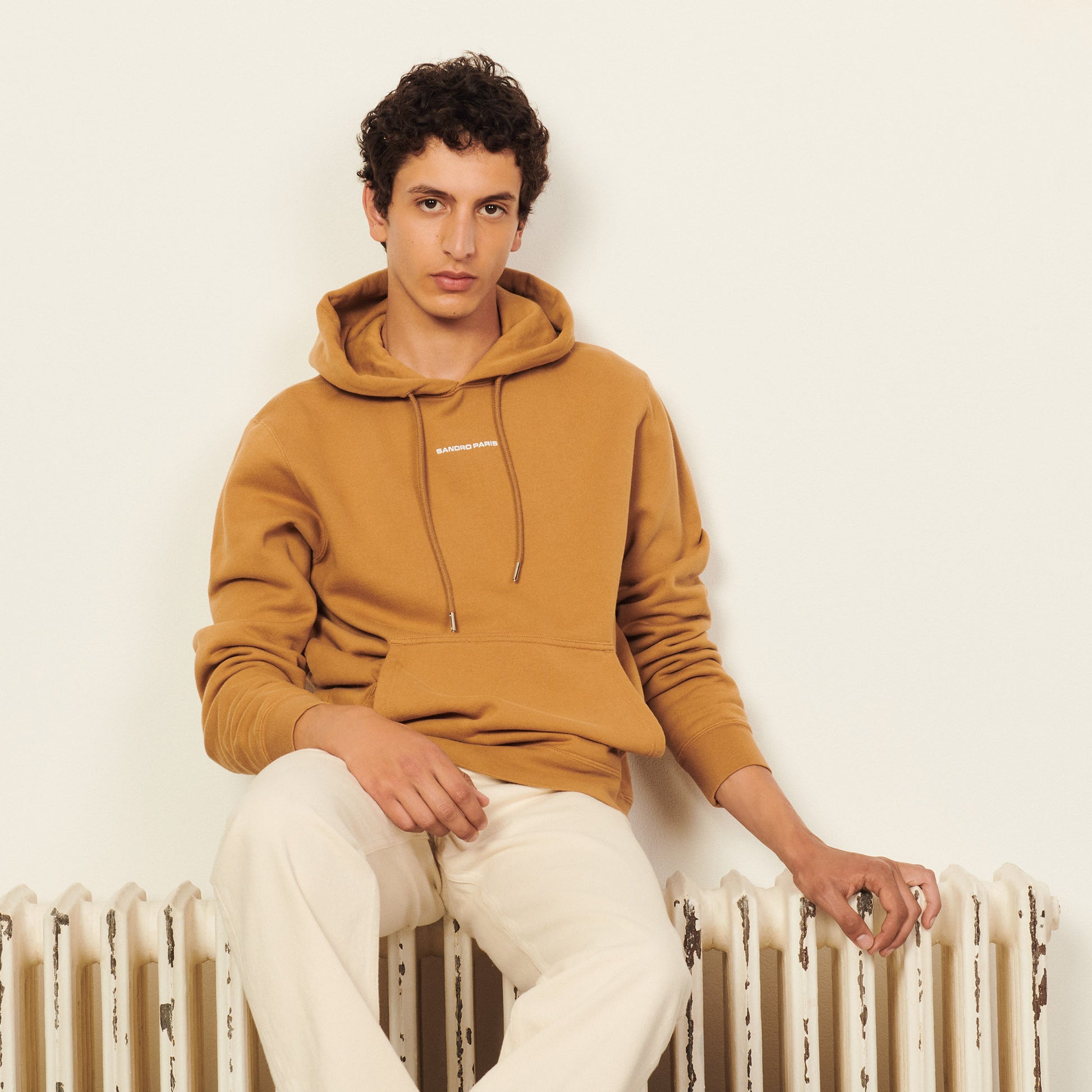 Sandro | Sudadera Hoodie con logotipo bordado