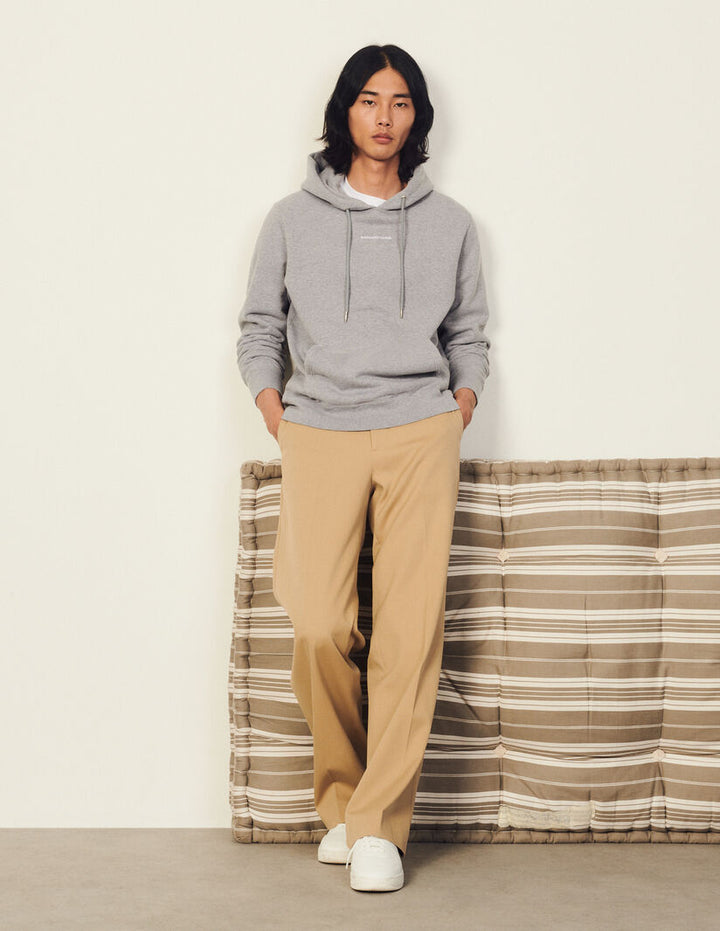 Sudadera Hoodie con logotipo bordado