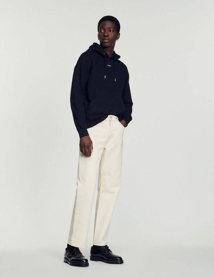 Sudadera con capucha bordada