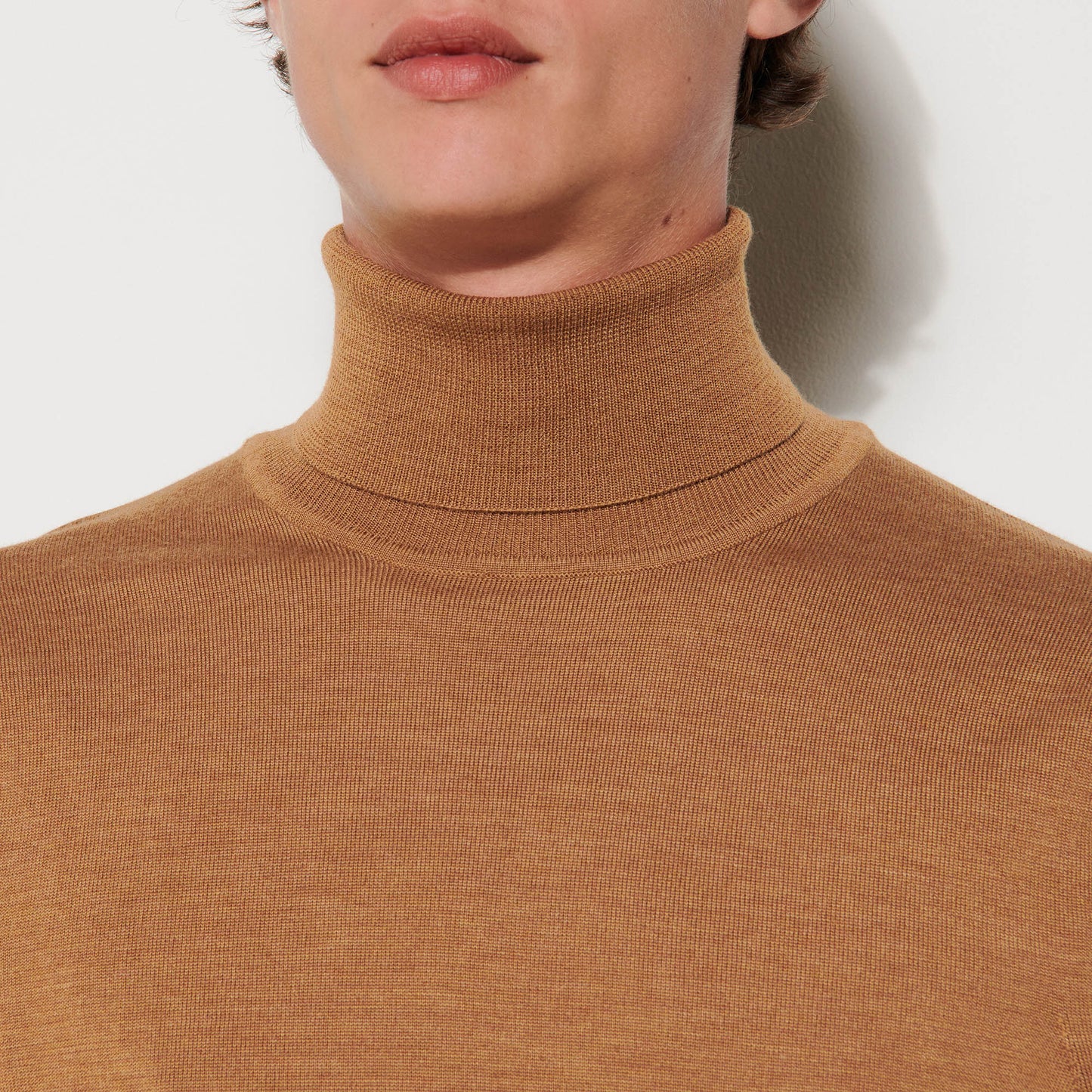 Jersey de cuello vuelto de lana Turtle Neck