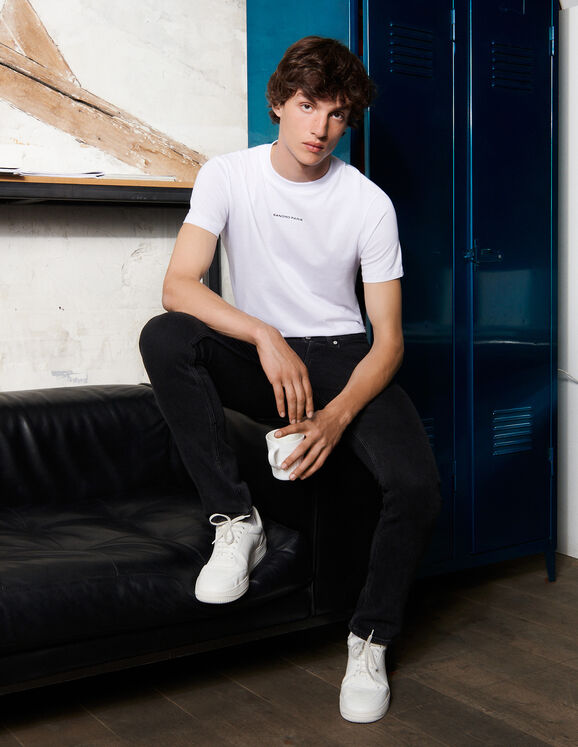 Sandro | Camiseta con logotipo bordado Solid Tee