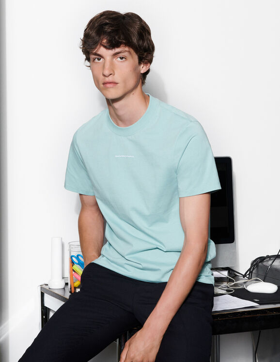 Sandro | Camiseta con logotipo bordado Solid Tee
