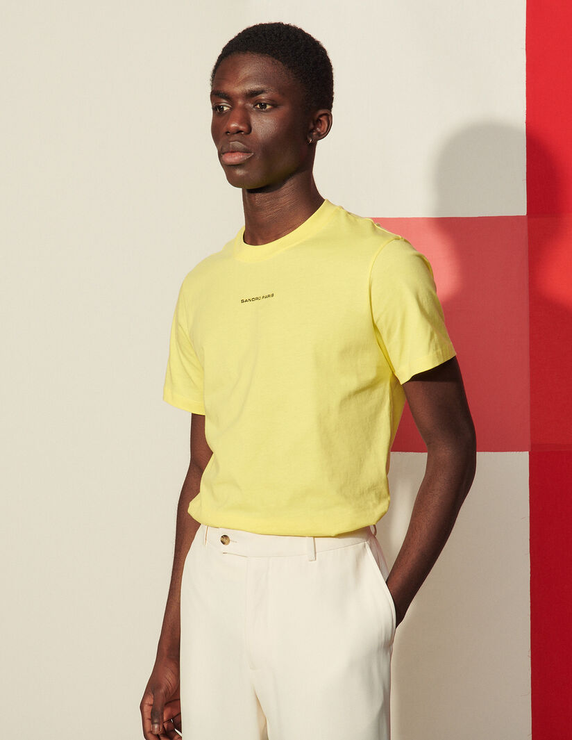 Sandro | Camiseta con logotipo bordado Solid Tee