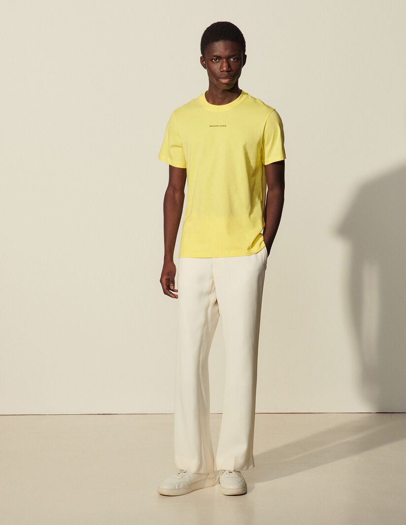 Camiseta con logotipo bordado Solid Tee