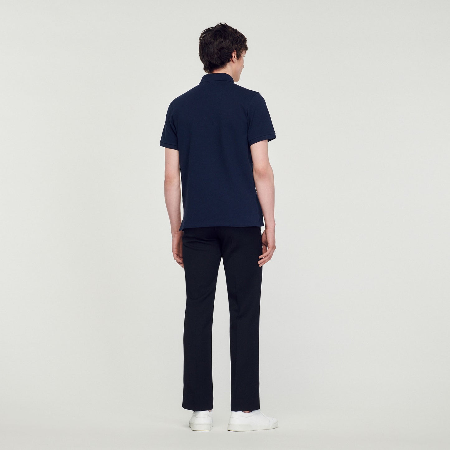 Polo con parche Square Cross
