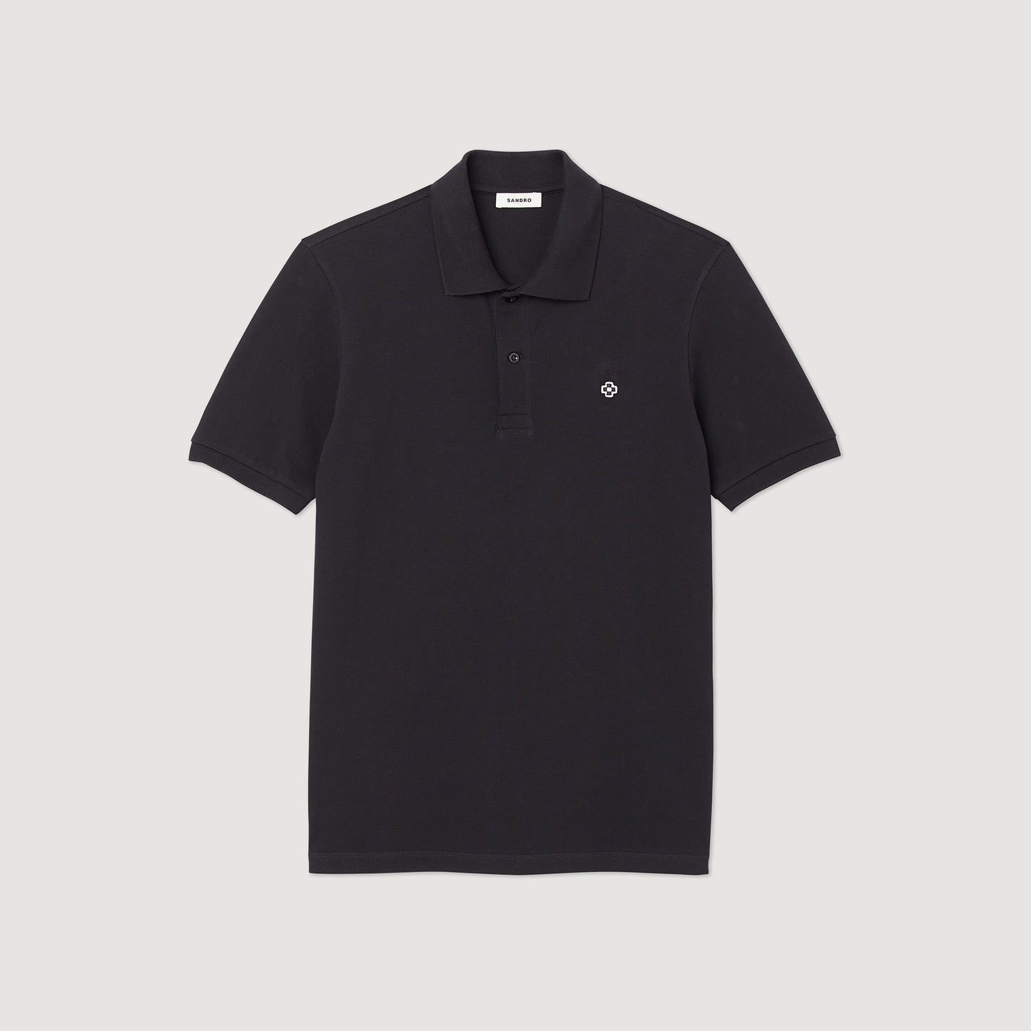 Polo con parche Square Cross