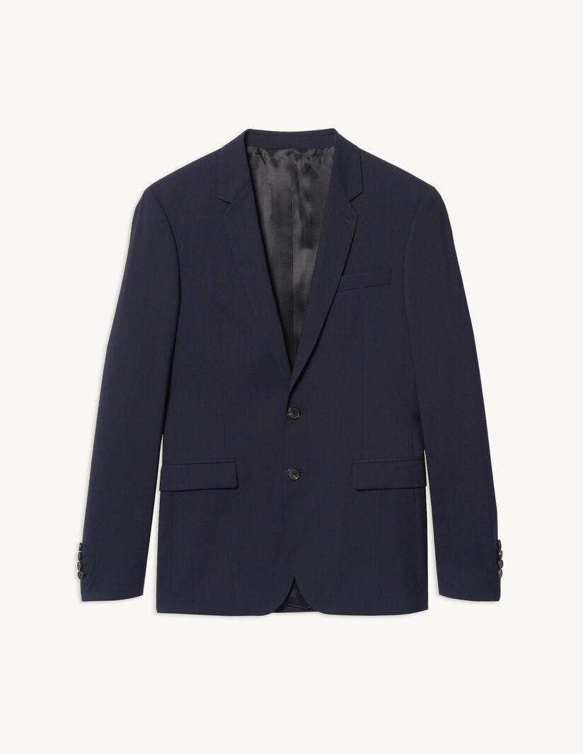 Chaqueta de traje clásica de lana