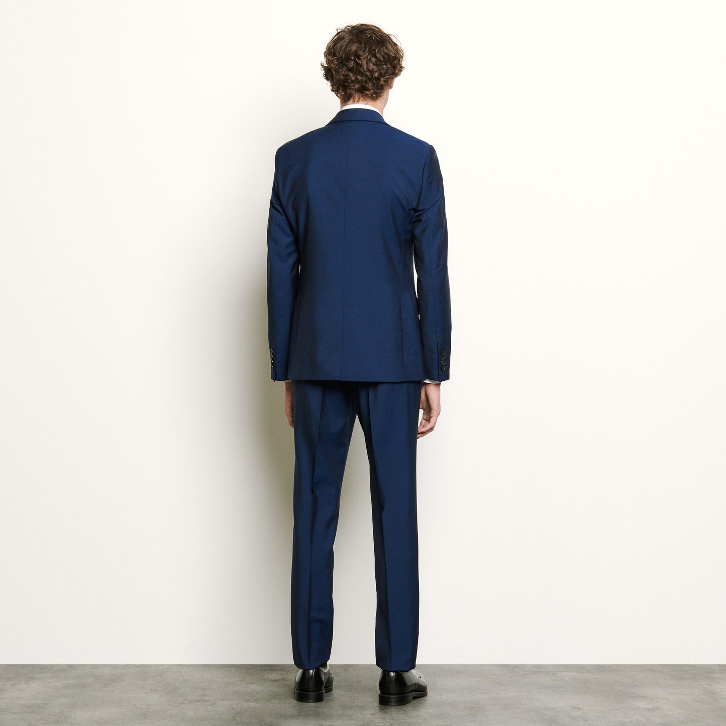 Sandro | Chaqueta de traje de lana y mohair Formal Blue Op