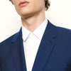 Chaqueta de traje de lana y mohair Formal Blue Op